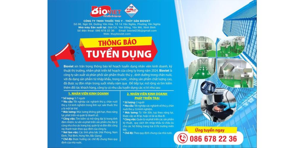 TUYỂN DỤNG NHÂN VIÊN KINH DOANH