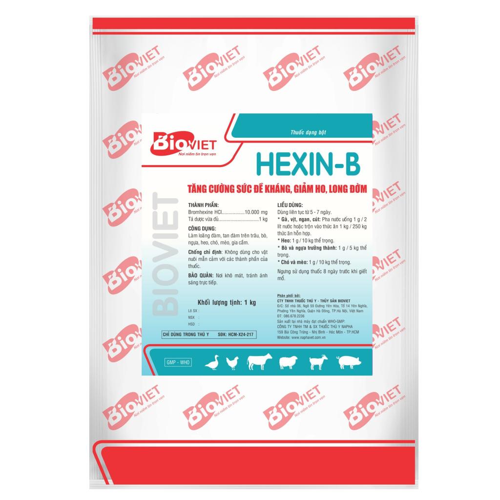 HEXIN - B : TIÊU VIÊM , LONG ĐỜM , HỖ TRỢ ĐIỀU TRỊ HEN HIỆU QUẢ