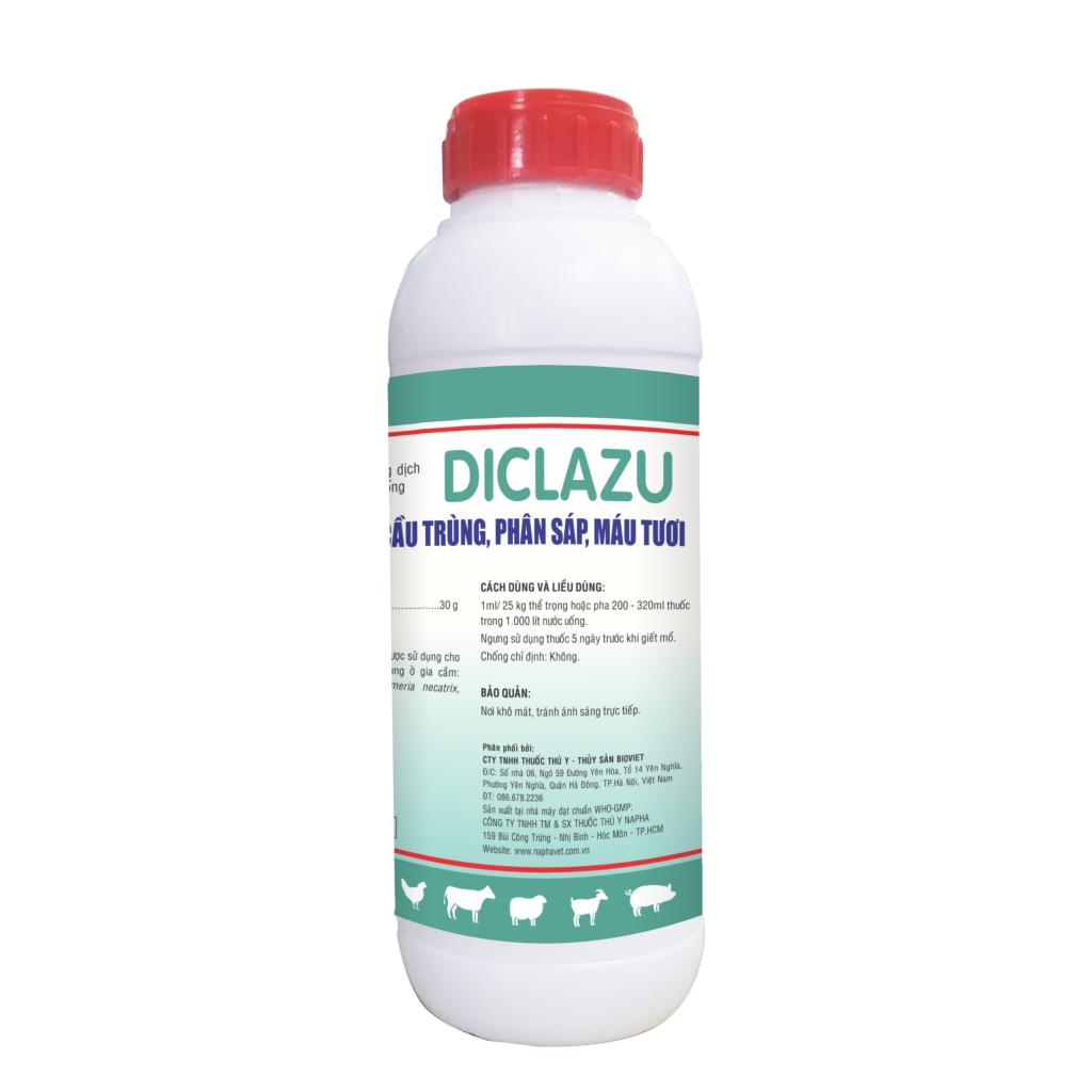 DICLAZU 3% : ĐẶC TRỊ BỆNH CẦU TRÙNG TRÊN GIA CẦM.