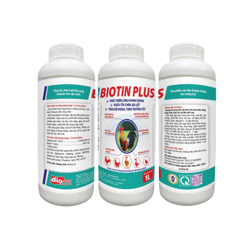 BIOTIN PLUS  - KÍCH MỌC LÔNG NHANH, LÔNG BÓNG MƯỢT, ĐẸP MÀO MÃ