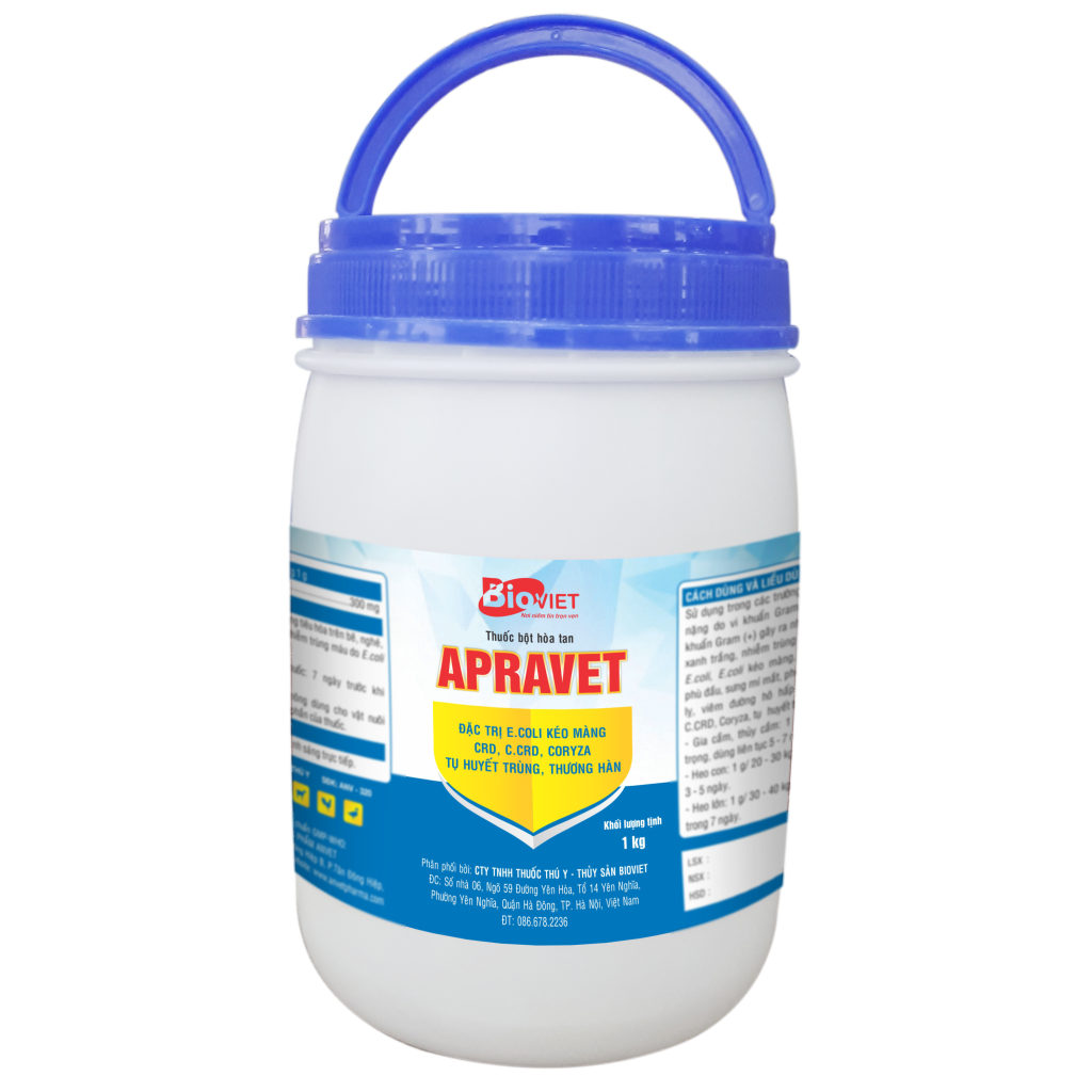 APRAVET 30% - ĐẶC TRỊ HEN CRD, CCRD, HEN ORT
