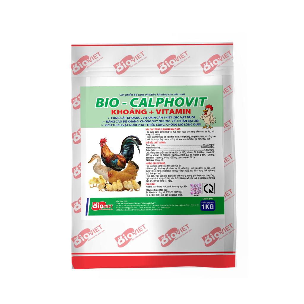 BIO-CALPHOVIT ( KHOÁNG - VITAMIN ) CUNG CẤP KHOÁNG VÀ VITAMIN CHO VẬT NUÔI