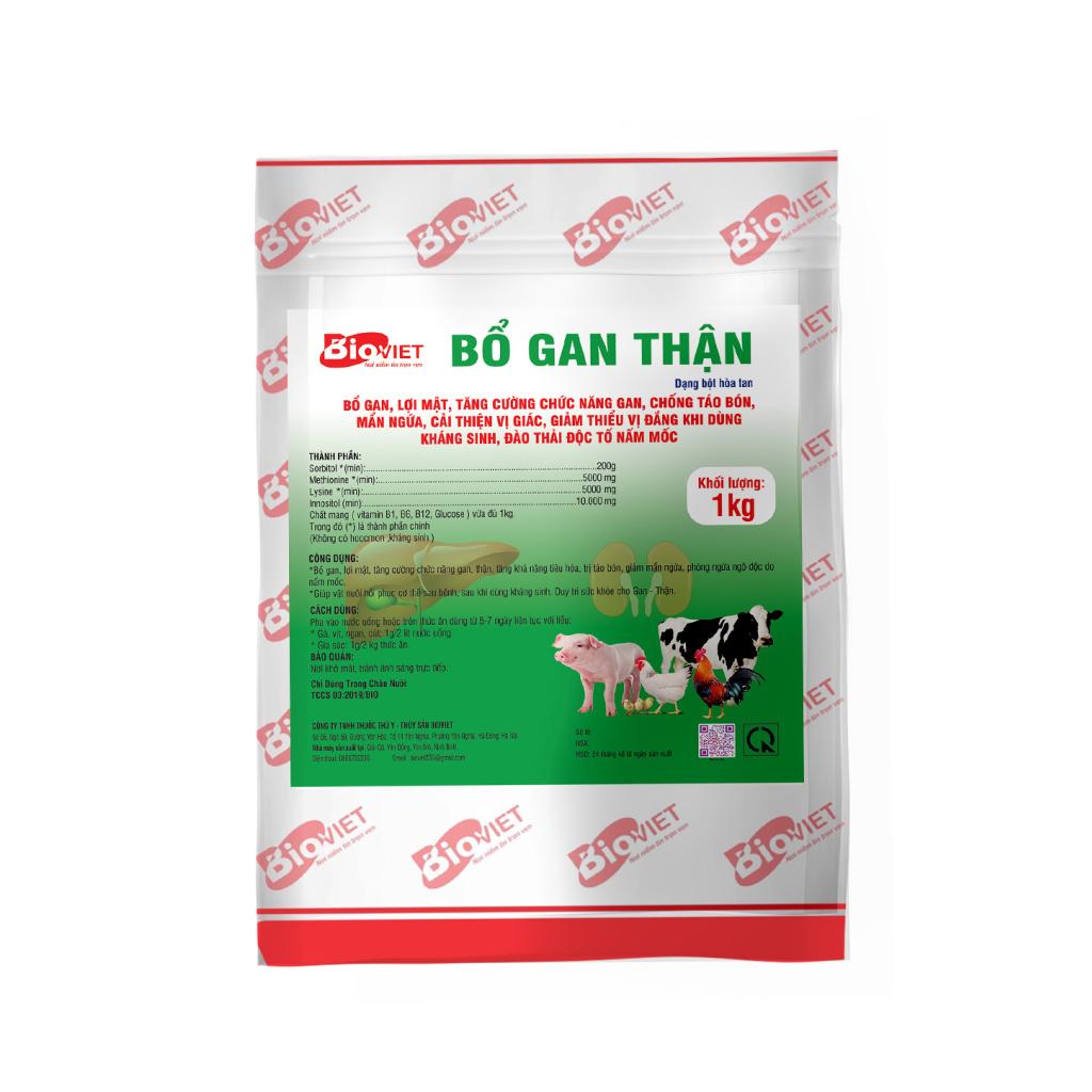 BỔ GAN THẬN - BỔ GAN, LỢI MẬT , NGÙA TÁO BÓN, MẨN NGỨA TRÊN GIA SÚC, TĂNG CHUYỂN HOÁ DINH DƯỠNG CHO GAN