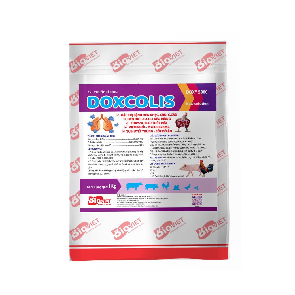 DOXYCOLIS ( Doxy 50% colistin) - ĐẶC TRỊ HEN CRD, CCRD, ORT