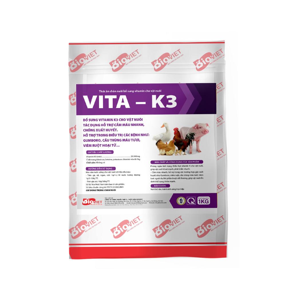 VITA - K3 ( VITAMIN K 2% ) : CẦM MÁU NHANH, CHỐNG XUẤT HUYẾT