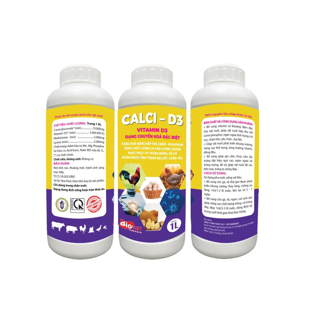 CALCI - D3 ( D3 DẠNG ĐÃ CHUYỂN HOÁ - 1,25 (OH)2-D3 - ĐẶC BIỆT