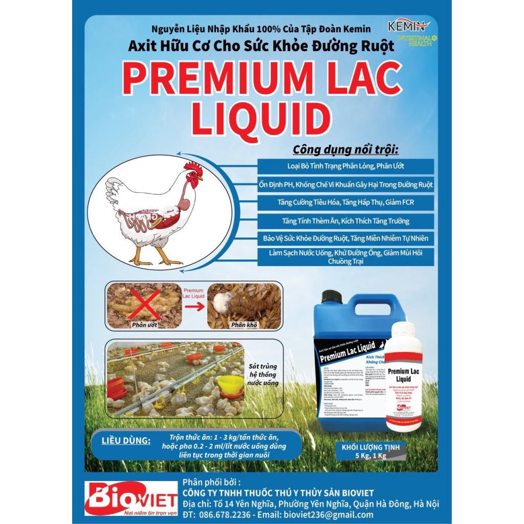 PREMIUM LAC LIQUID - ACID HỮU CƠ CAO CẤP- BẢO VỆ SỨC KHOẺ ĐƯỜNG RUỘT